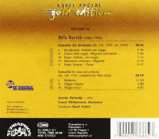 CD / Anerl Karel / Gold Edition Vol.26 / Bartk