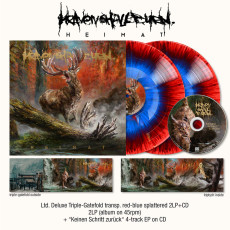LP/CD / Heaven Shall Burn / Heimat / Red Blue Splatter / 2LP+CD