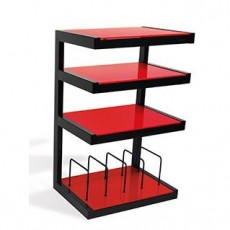 HIFI / HIFI / Hi-Fi stolek / Norstone:Esse Hifi Vinyl / Red / Black