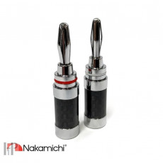 HIFI / HIFI / Koncovky Nakamichi Banana Plugs N04072-Rhodium / 2ks