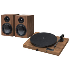 Gramofony / GRAMO / Gramofon Pro-Ject JukeBox E1 HiFi Set Piano Wood