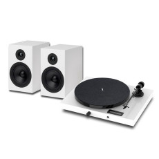 Gramofony / GRAMO / Gramofon Pro-Ject JukeBox E1 HiFi Set Piano White