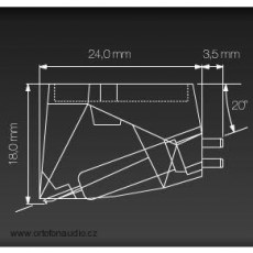 Gramofony / GRAMO / Nhradn hrot Ortofon Stylus 2M Red