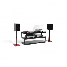 HIFI / HIFI / Hi-Fi stolek / Norstone:Esse AV / Black / Frosted