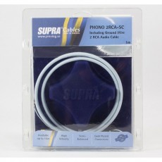 Gramofony / GRAMO / Gramofonov� kabel:Supra Phono 2RCA-SC / 1m