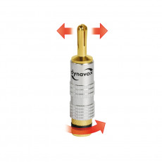HIFI / HIFI / Koncovky Dynavox Banana Speaker Set B4 / Ban�nky / 4ks