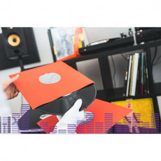Gramofony / GRAMO / Obal na LP vnit�n� / �erven� pap�r+mikroten / AA / 50ks