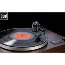 Gramofony / GRAMO / Gramofon Dual CS 529 High Fidelity / Walnut / Quinted Red