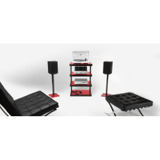 HIFI / HIFI / Hi-Fi stolek / Norstone:Esse Hifi / Black / Walnut