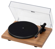Gramofony / GRAMO / Gramofon Pro-Ject Debut E Carbon Walnut / 2M Red