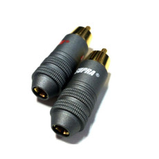 HIFI / HIFI / Konektor Supra RCA-6 S / Koncovky RCA Cinch / 2ks
