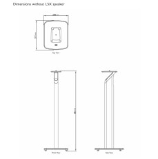 HIFI / HIFI / Stojan pro repro / Kef S1 Floor Stand / 2ks