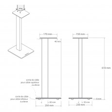HIFI / HIFI / Stojan pro repro / Norstone ESSE Stand / 2ks