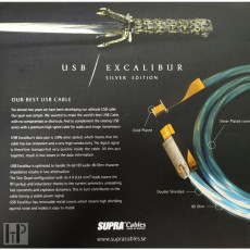 HIFI / HIFI / USB kabel:Supra USB 2.0 Excalibur A-B / 5,0m