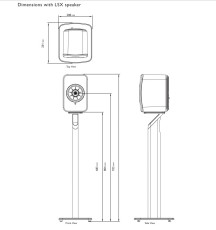 HIFI / HIFI / Stojan pro repro / Kef S1 Floor Stand / 2ks