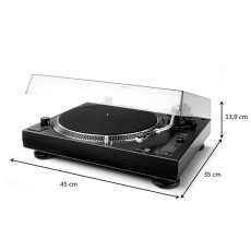 Gramofony / GRAMO / Gramofon Dual DTJ 301 USB / Ortofon Concorde Music Red