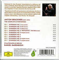 9CD / Bruckner Anton / Complete Symphonies / 9CD