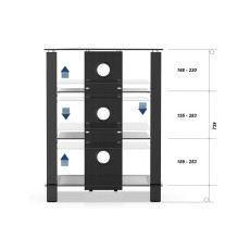HIFI / HIFI / Hi-Fi stolek / Elektronika Praha:Hifi Rack 3