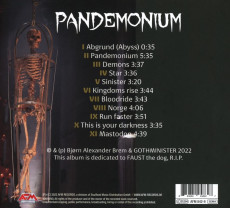 CD / Gothminister / Pandemonium / Digipack