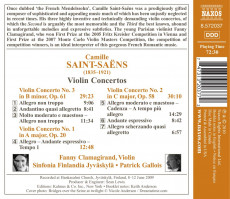 CD / Saint-Saens / Violin Concertos