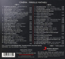 2CD / Mathieu Mireille / Cinema / Digipack / 2CD