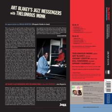 LP / Blakey Art & Jazz Messengers / With Thelonious Monk / Vinyl