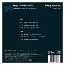 2CD / Carmignola Giuliano / Bach:6 Suites a Violoncello Solo Senza B