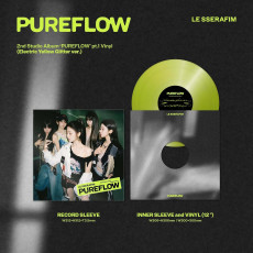 LP / Le Sserafim / Pureflow Pt.1 / Electric Yellow Glitter Ver. / Vinyl