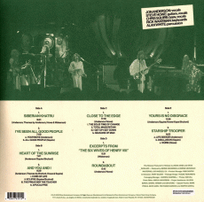 3LP / Yes / Live At The Rainbow / London 1972 / RSD 2025 / Vinyl / 3LP