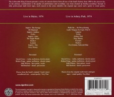 2CD / King Crimson / Collectable K.C. Vol.1 / Live In Mainz'74 / 2CD