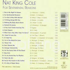 CD / Cole Nat King / For Sentimental Reason