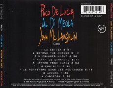 CD / De Lucia/Di Meola/McLaughlin / Guitar Trio