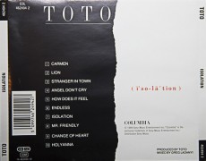 CD / Toto / Isolation