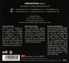 2CD / Bach J.S. / Sonatas For Violin And Harpsichord / 2CD / Digipack