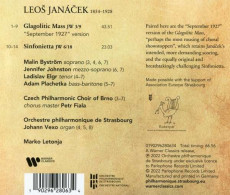 CD / Janek Leo / Glagolitic Mass / Sinfonietta / Letonja Marko