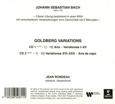 2CD / Bach J.S. / Goldberg Variations / Rondeau Jean / 2CD