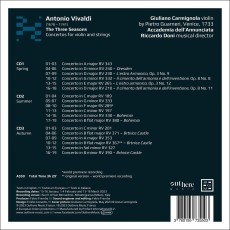3CD / Carmignola Giuliano / Three Seasons of Antonio Vivaldi / 3CD