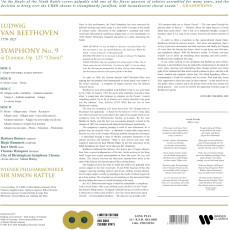 2LP / Rattle Simon & Wiener Philhar. / Beethoven:Sympho..No.9 / Vinyl
