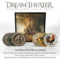 CD/BRD / Dream Theater / Quarantieme:Live a Paris / Artbook / 3CD+3Blu-Ray