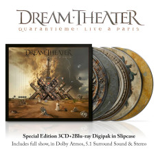 CD/BRD / Dream Theater / Quarantieme:Live a Paris / Digipack / 3CD+2Blu-Ra