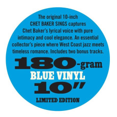 LP / Baker Chet / Sings / Blue / 10" / Vinyl
