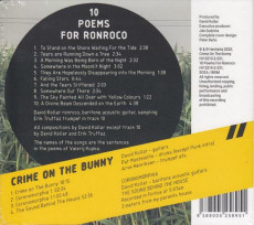 2CD / Kollar David / 10 Poems For Ronroco / 2CD / Digipack