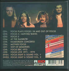 11CD / Focus / 50 Years / Anthology 1970-1976 / 9CD+2DVD / Box