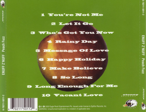 CD / Enuff Znuff / Peach Fuzz