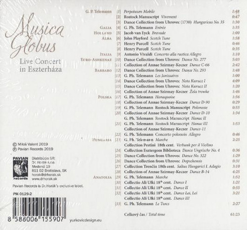 CD / Solamente Naturali / Musica Globus / Digisleeve