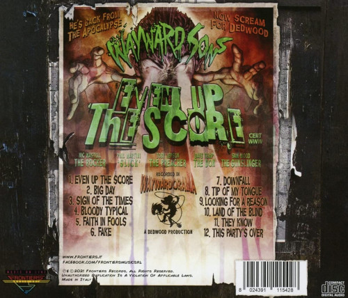 CD / Wayward Sons / Even Up The Score