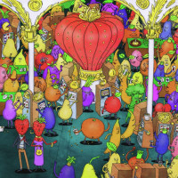 2LPDance Gavin Dance / Jackpot Juicer / Yellow / Red / Black / Vinyl / 2LP