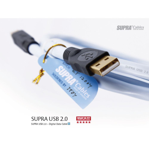 HIFI / HIFI / USB kabel:Supra USB 2.0 A-B / 2,0m