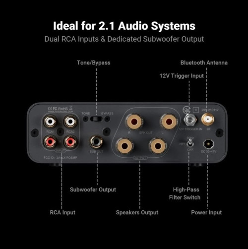HIFI / HIFI / Integrovan� zesilova� Fosi Audio BT20A MAX