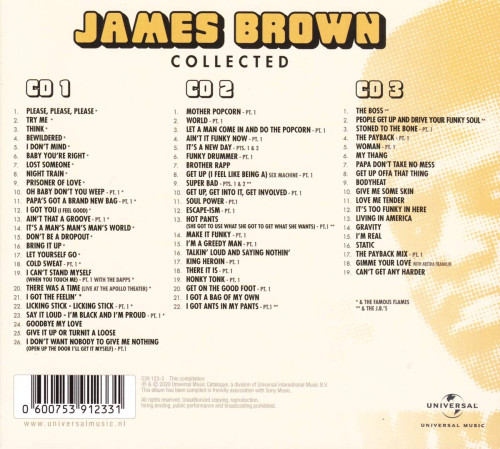 3CD / Brown James / Collected / 3CD / Digipack